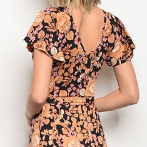 1 LEFT! Floral print Maxi Dress - Picture 3 of 8